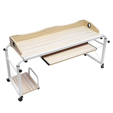 Adjustable Overbed Table with Wheels - Multi - Functional - InspiredGrabs.com